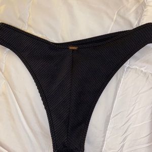 Black Hollister women swim bottoms